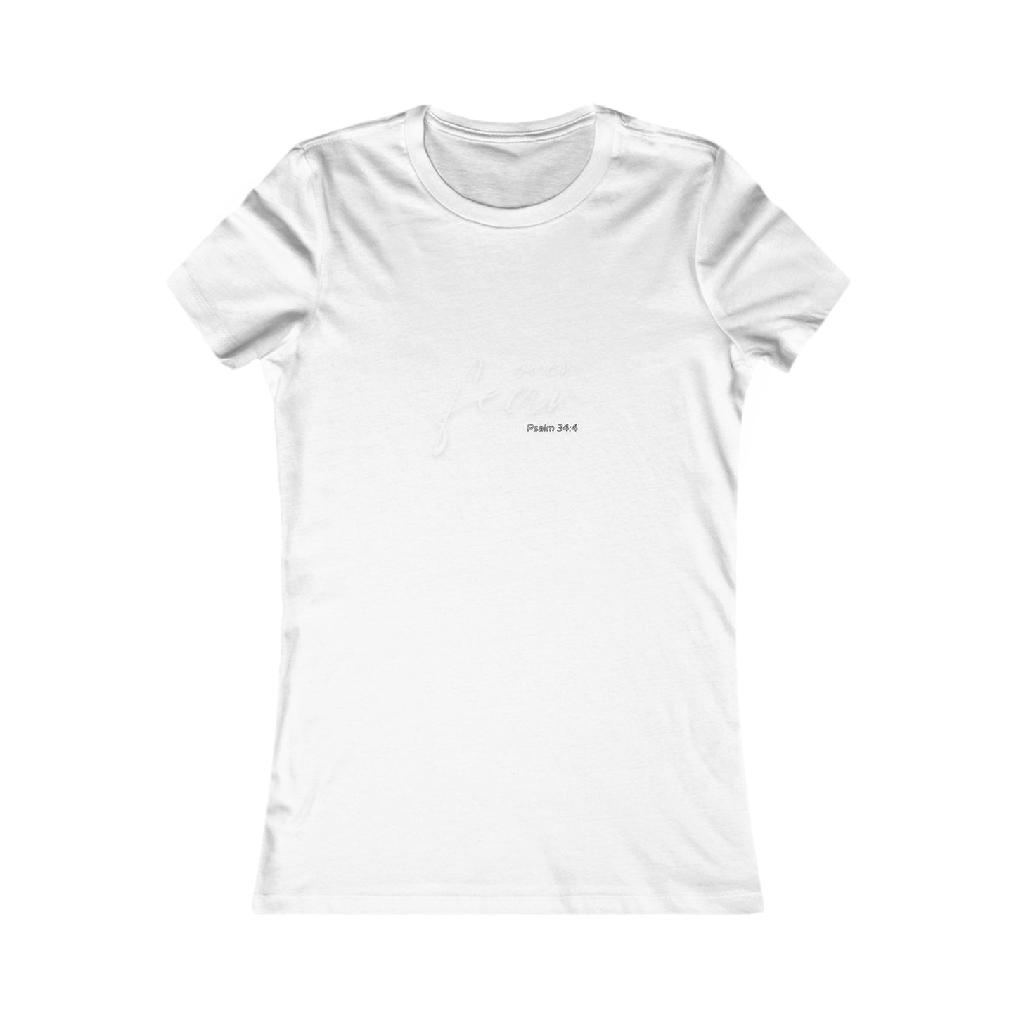 Faith Over Fear Feminine Design Women's Tee