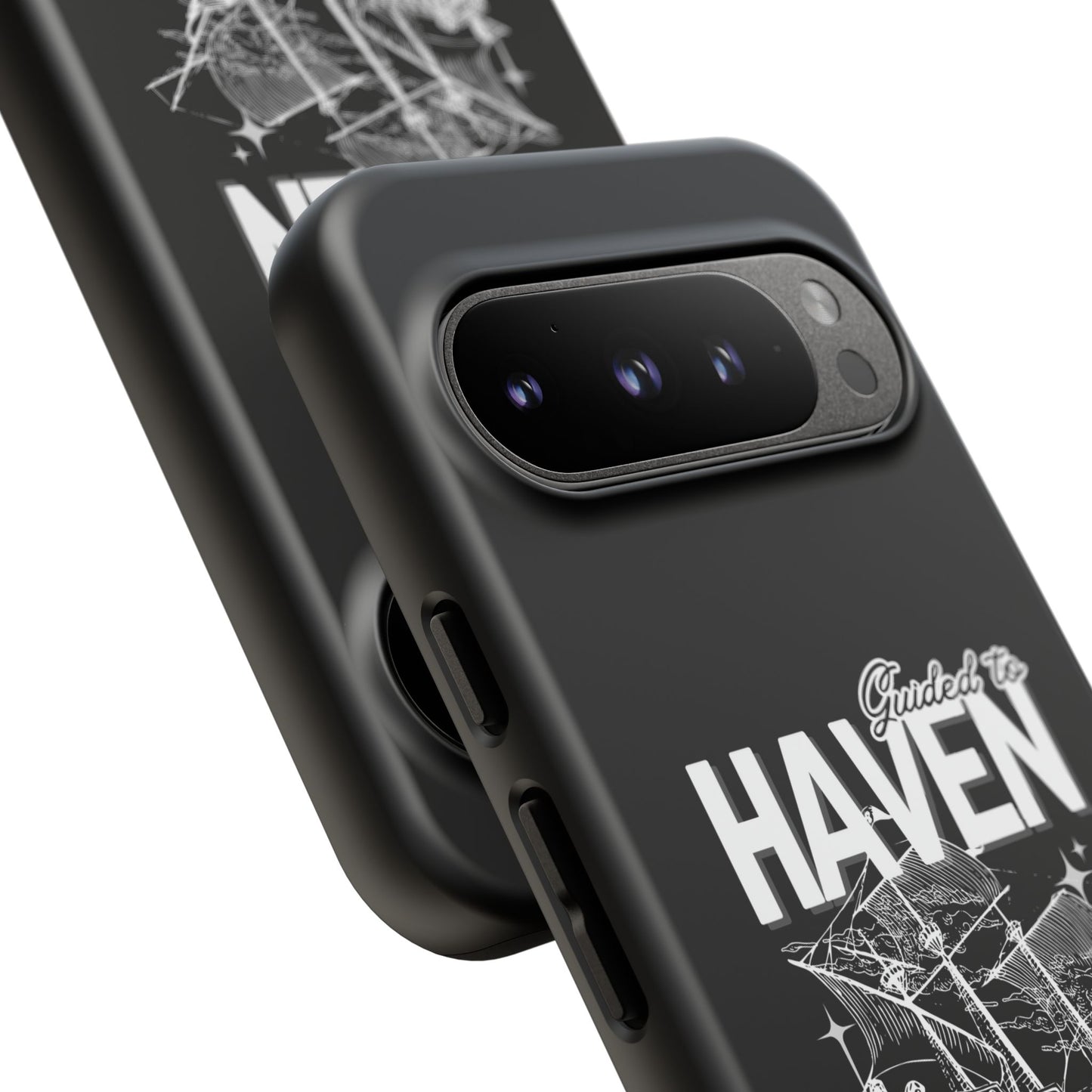 Guided to Haven Psalm 107:29–30 Stylish Phone Case