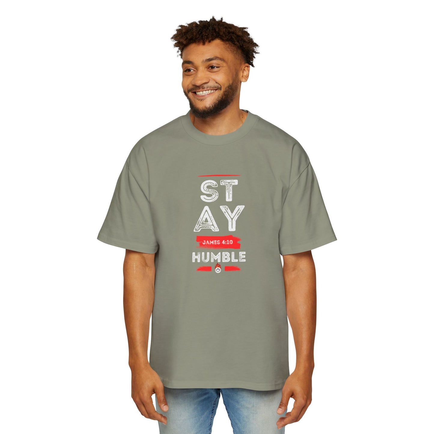 Stay Humble Men's Oversized Tee