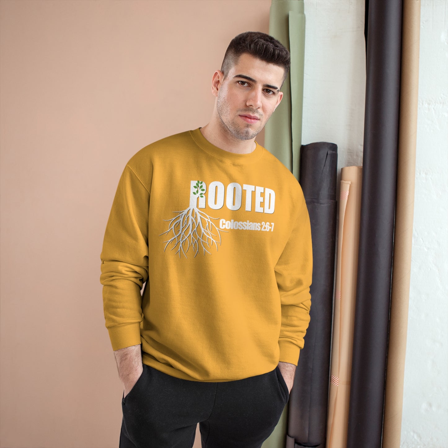 Colossians 2:7 Rooted Sweatshirt