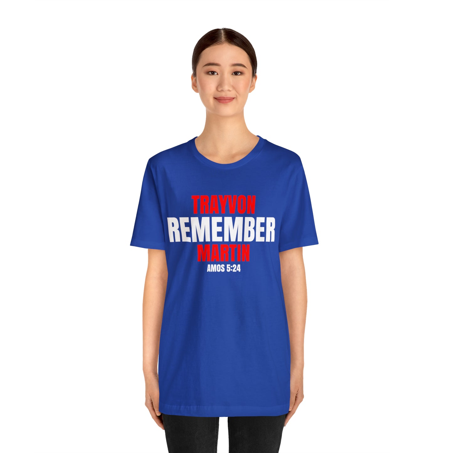 The Remember Series-Trayvon Martin-Unisex Jersey Short Sleeve Tee