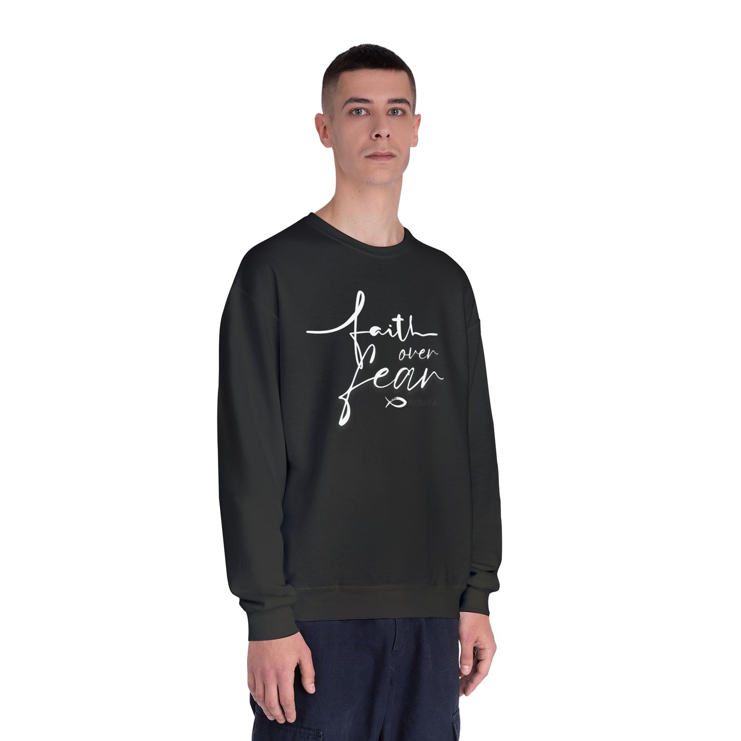 Faith Over Fear Pullover Sweatshirt