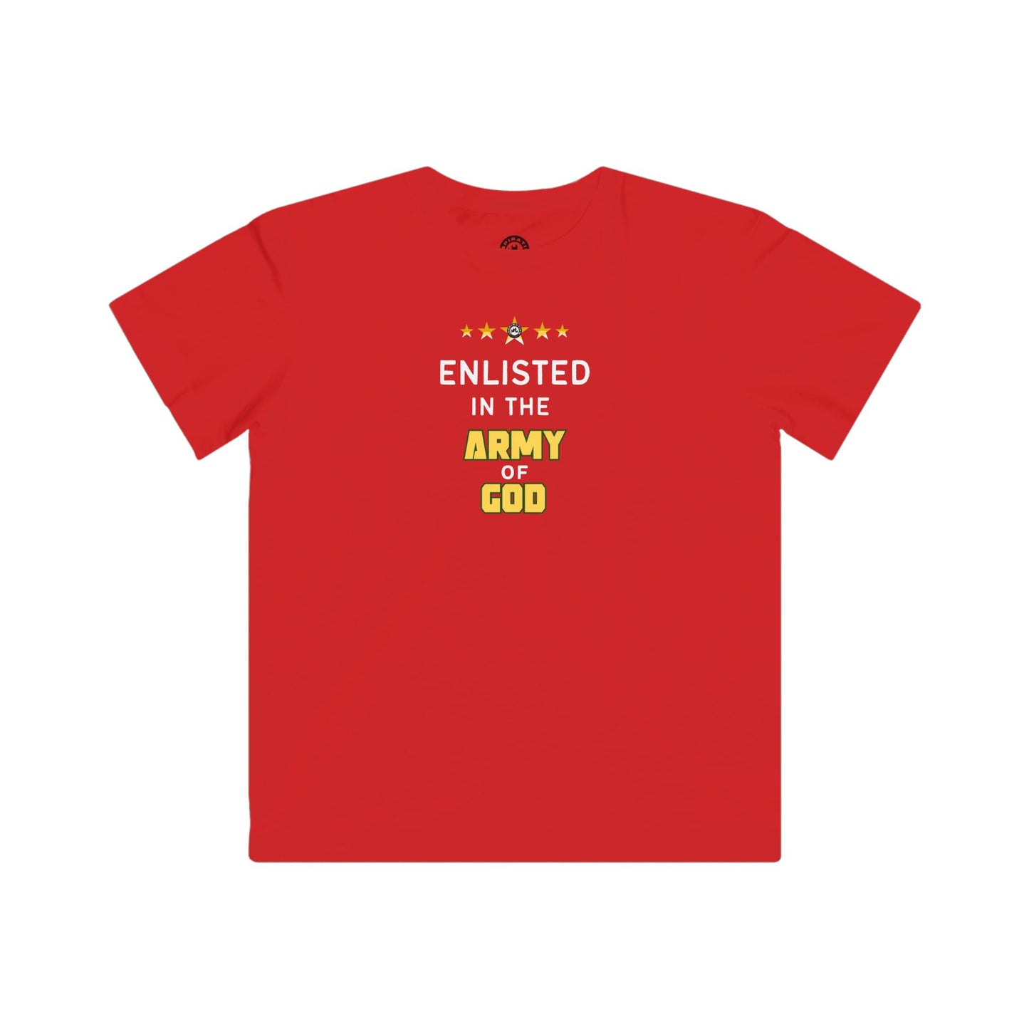 Enlisted In The Army of God Kids Tee