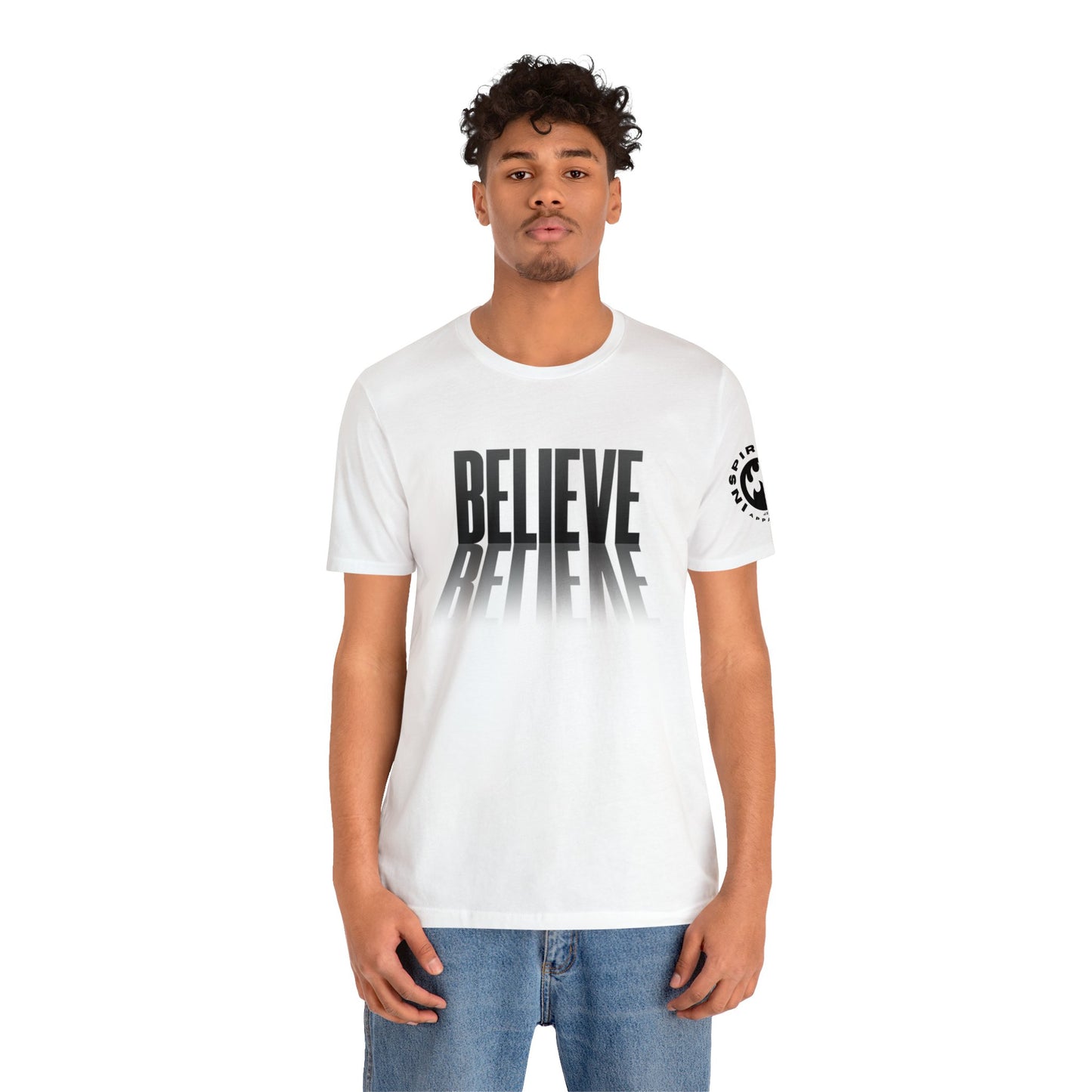 John 6:29 "Believe" Short Sleeve Tee