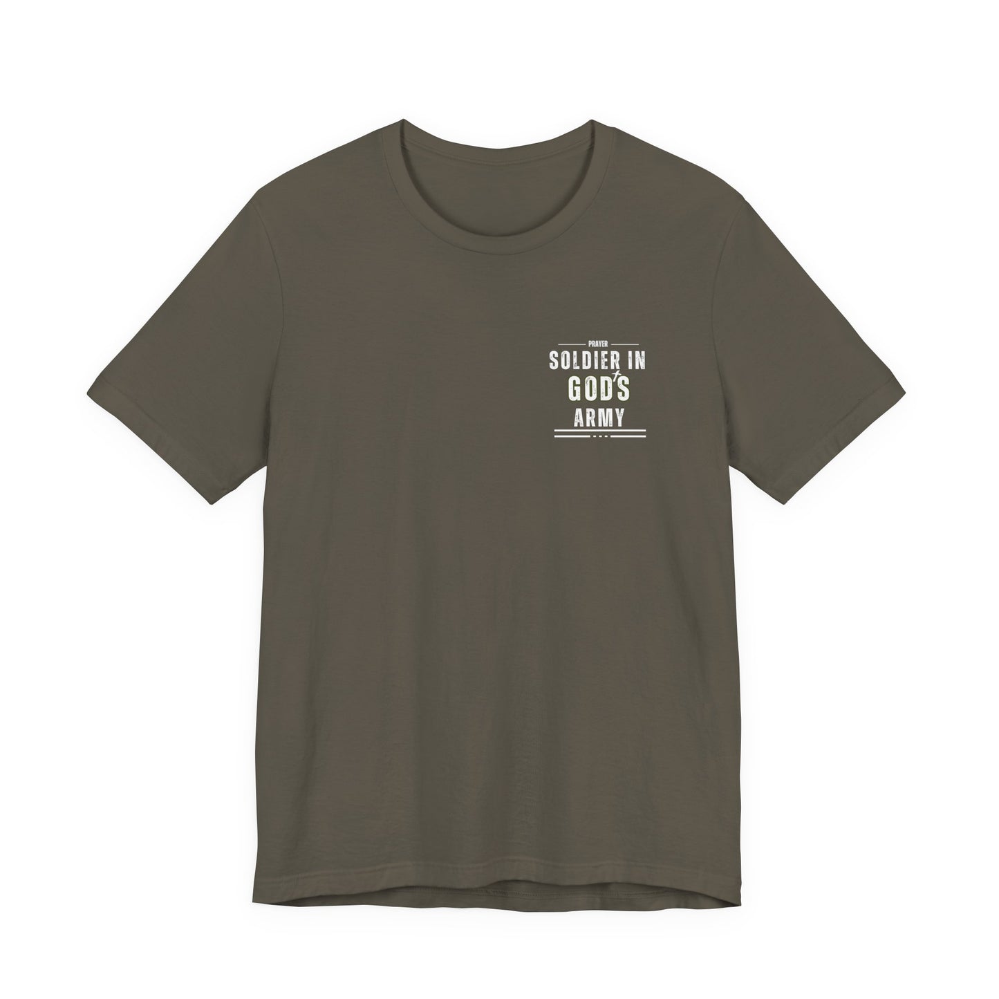 Prayer Soldier In God's Army - Unisex Jersey Short Sleeve Tee