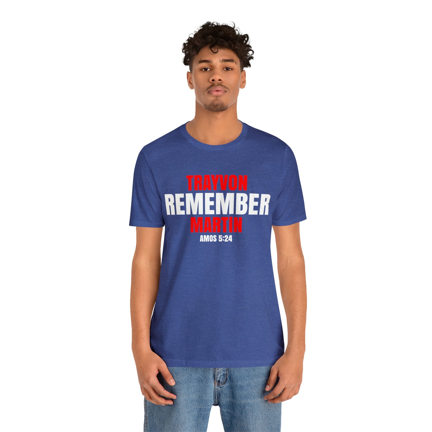 The Remember Series-Trayvon Martin-Unisex Jersey Short Sleeve Tee