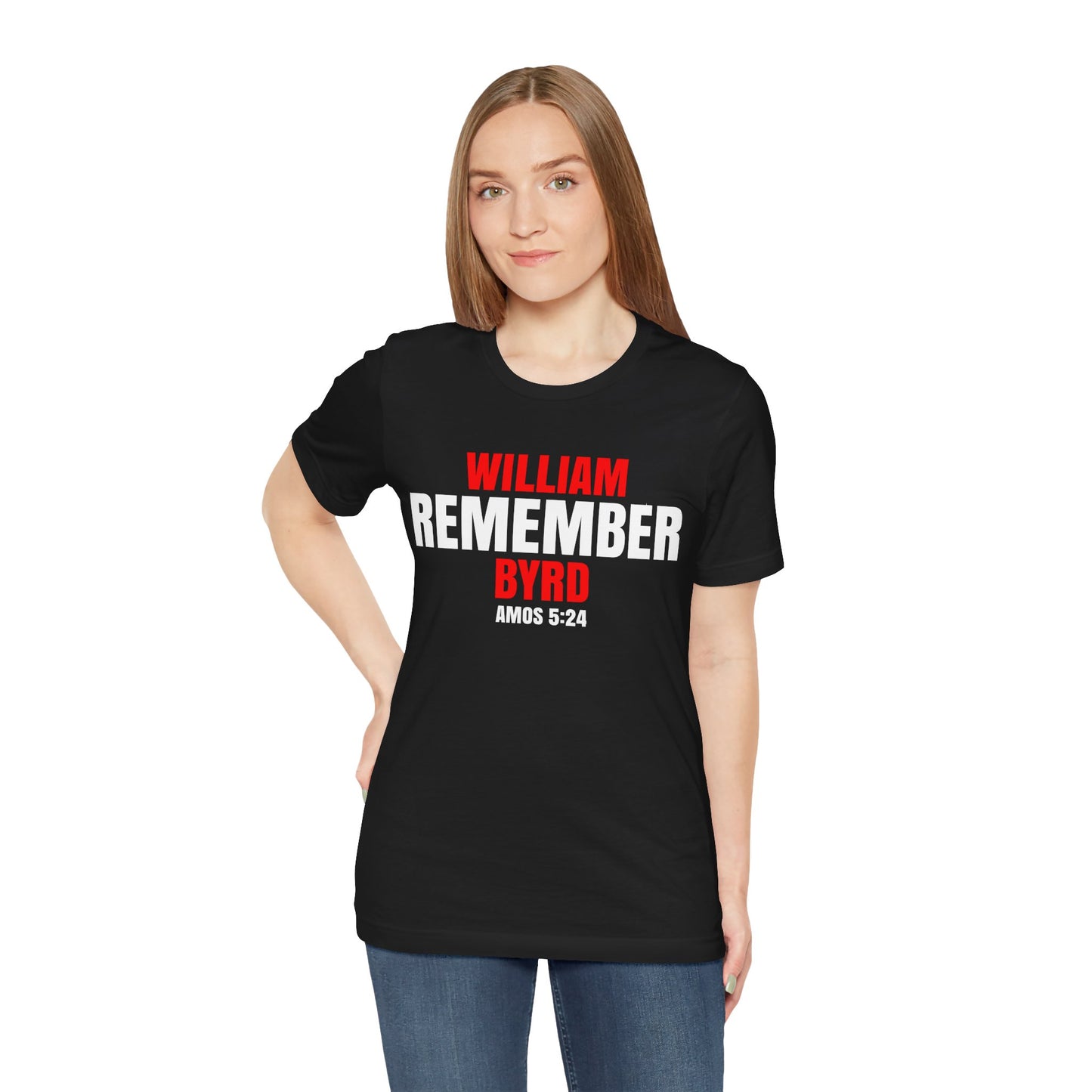 The Remember Series-William Byrd-Unisex Jersey Short Sleeve Tee