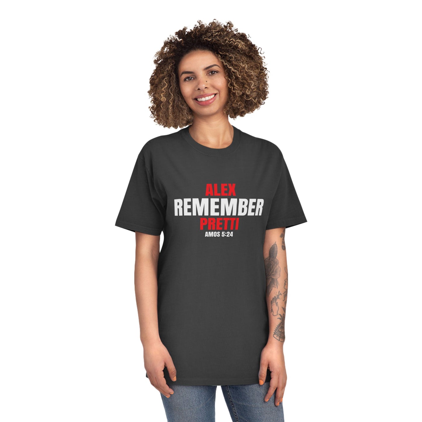 Remember Alex Pretti Memorial T‑Shirt - 100 % cotton