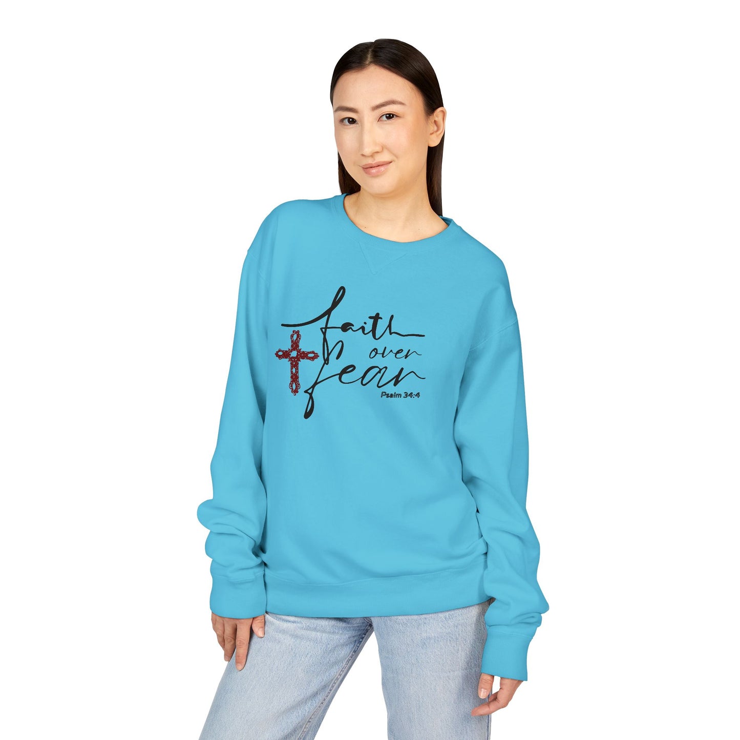 Faith Over Fear Crewneck Sweatshirt