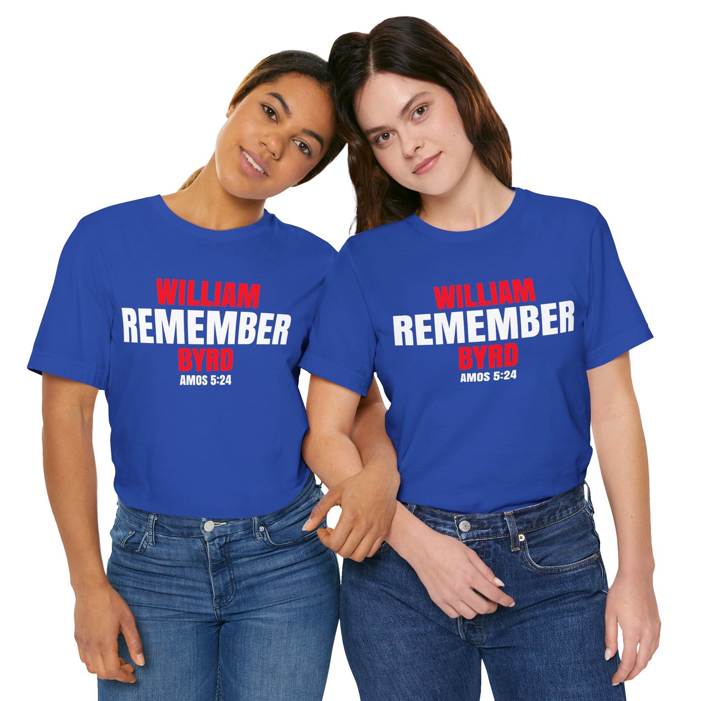 The Remember Series-William Byrd-Unisex Jersey Short Sleeve Tee