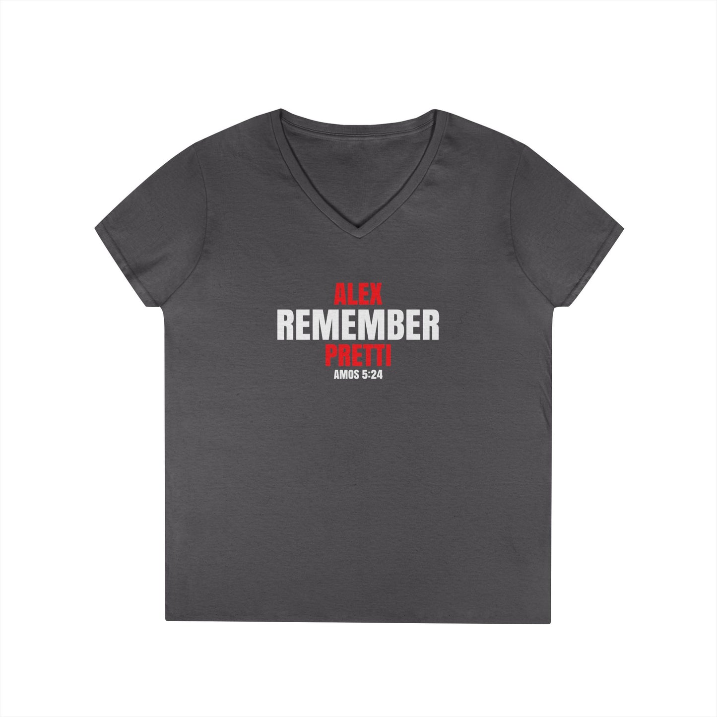 Remember Alex Pretti  Ladies' V-Neck T-Shirt