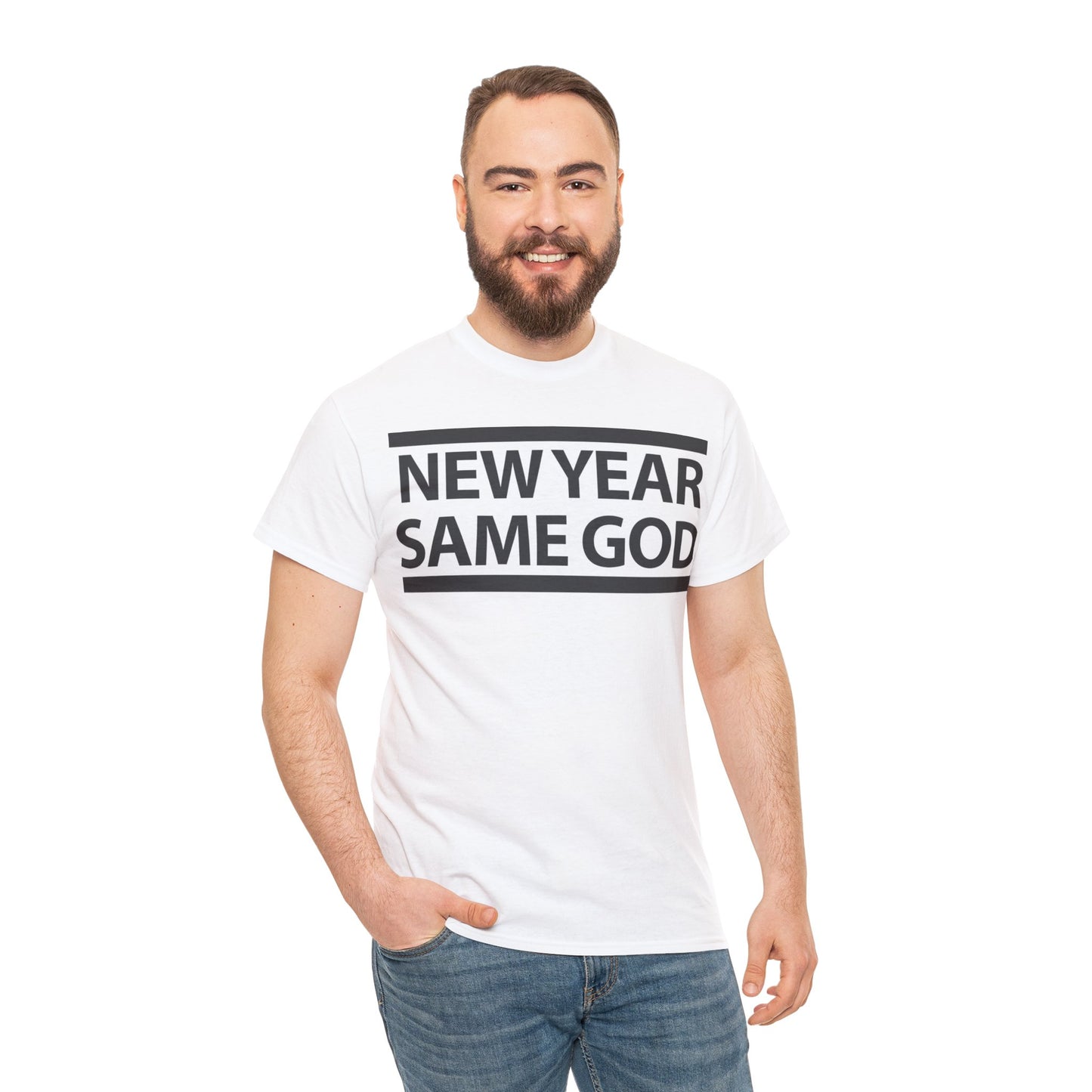 TWC New Year Same God-Unisex Heavy Cotton Tee