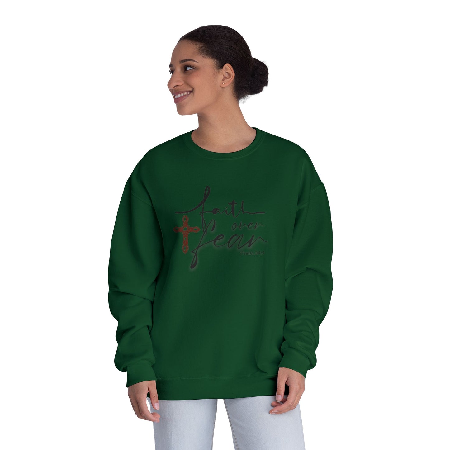 Faith Over Fear Pullover Sweatshirt