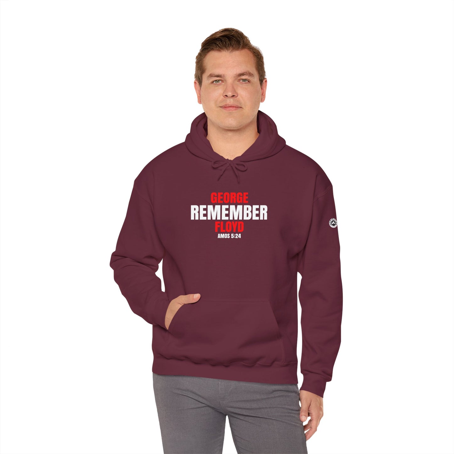 The Remember Series-George Floyd-Unisex Heavy Blend™ Hooded Sweatshirt