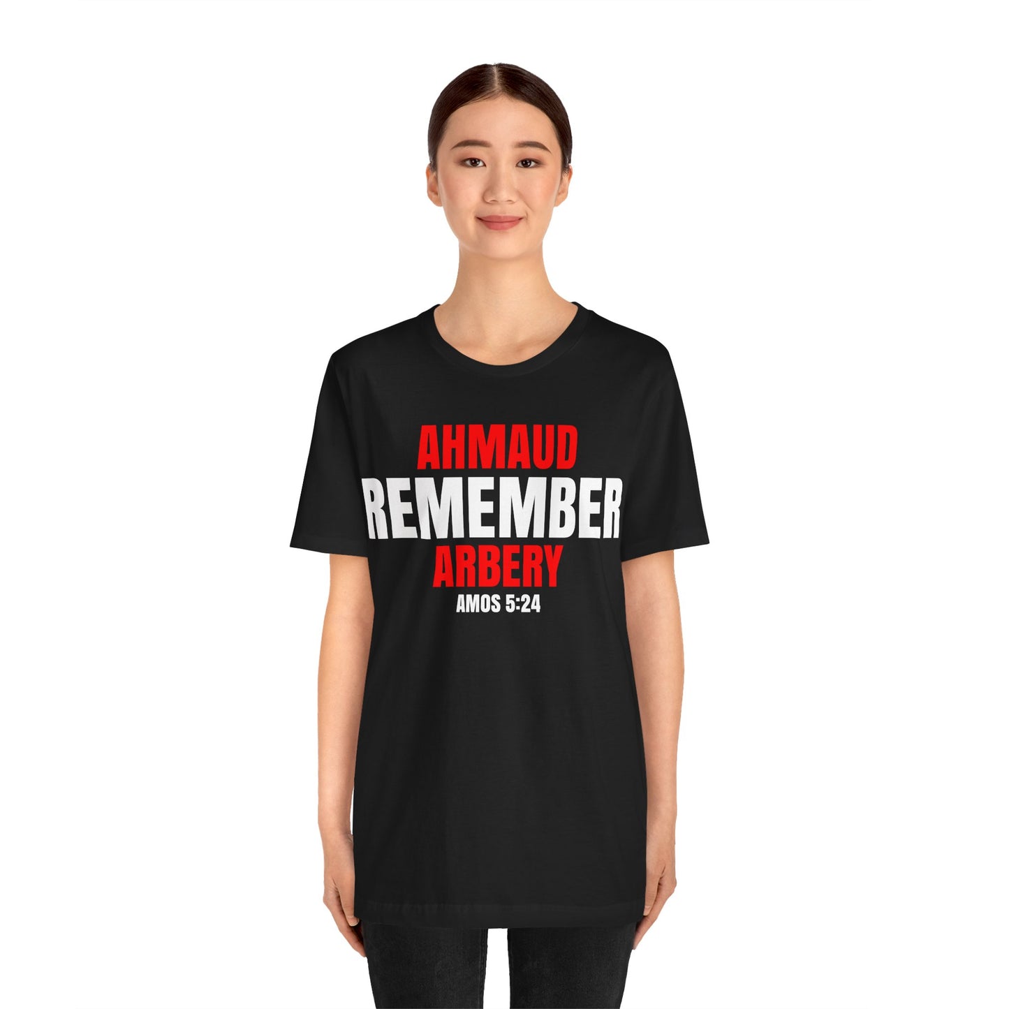 The Remember Series-Ahmaud Arbery-Unisex Jersey Short Sleeve Tee