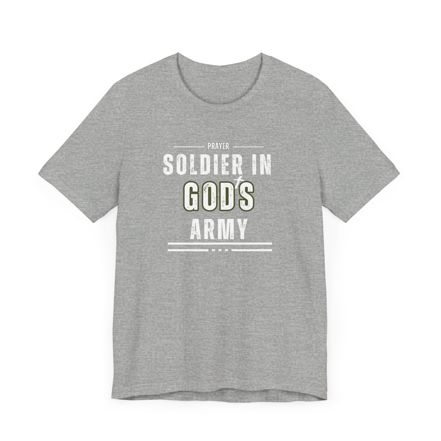 Prayer Soldier In God's Army - Unisex Jersey Short Sleeve Tee
