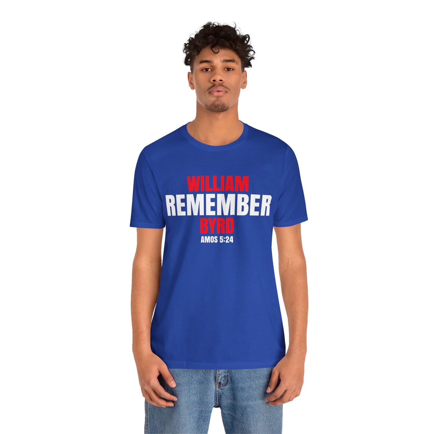 The Remember Series-William Byrd-Unisex Jersey Short Sleeve Tee