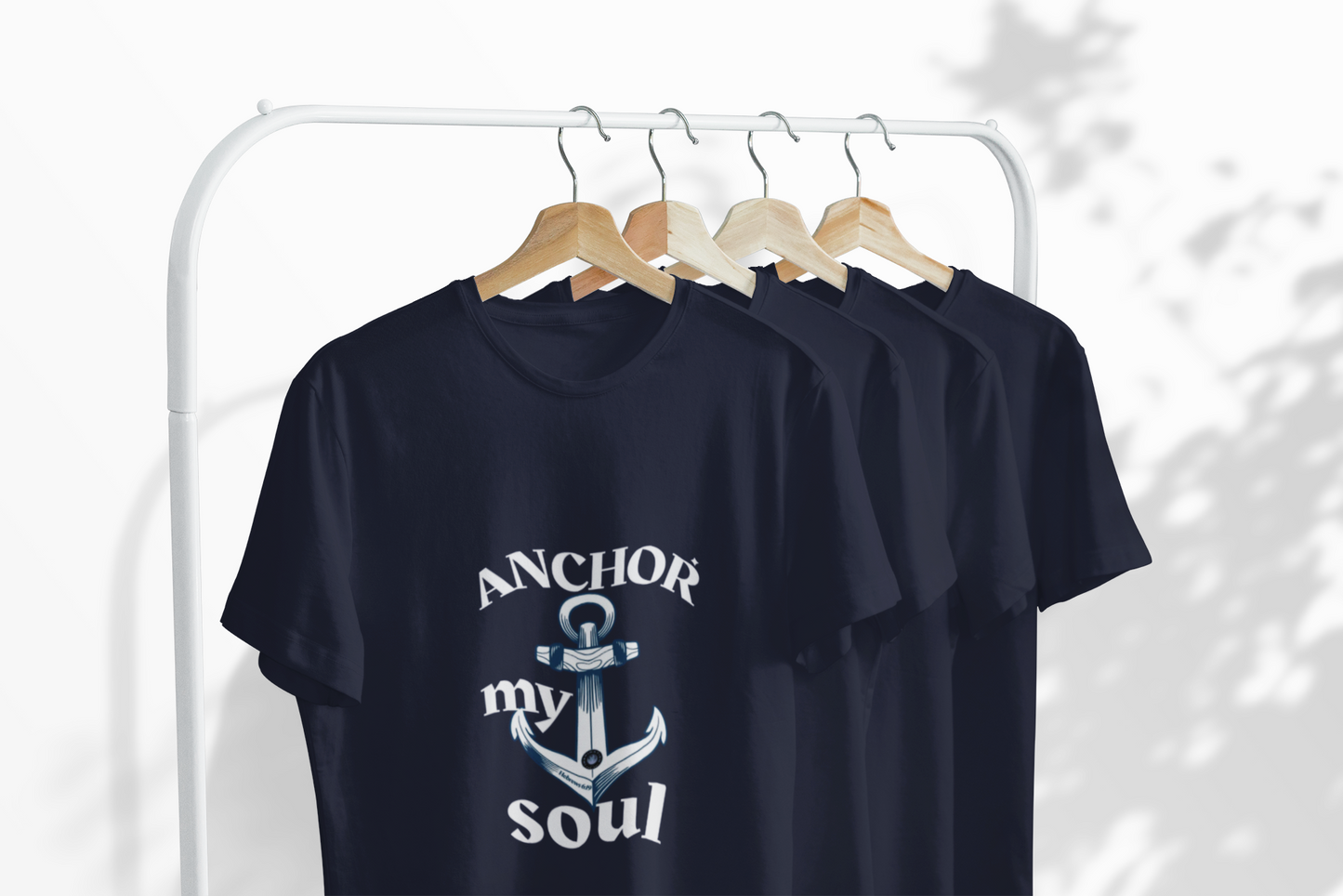 Anchor My Soul Hebrews 6:19 T-Shirt | Relaxed Fit