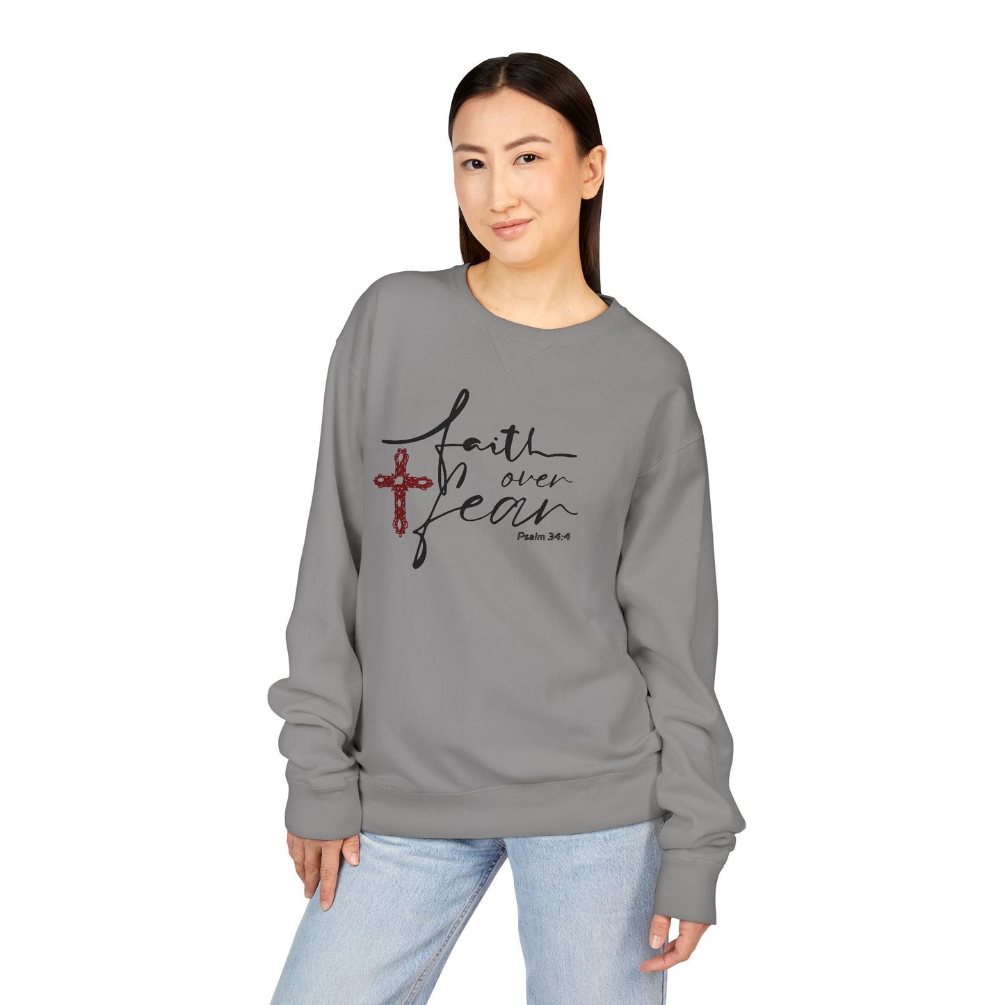 Faith Over Fear Crewneck Sweatshirt