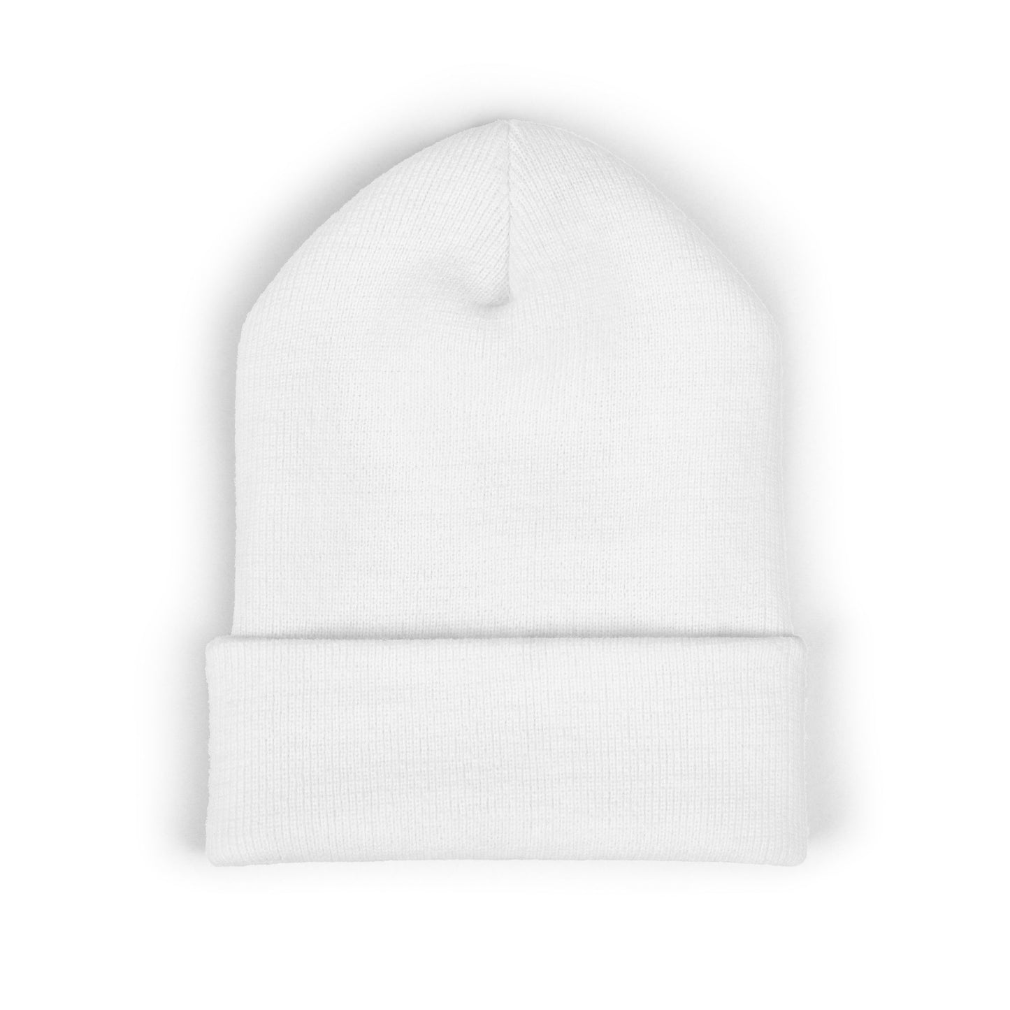 Faith Over Fear Winged Embroidered Feather Antler Beanie