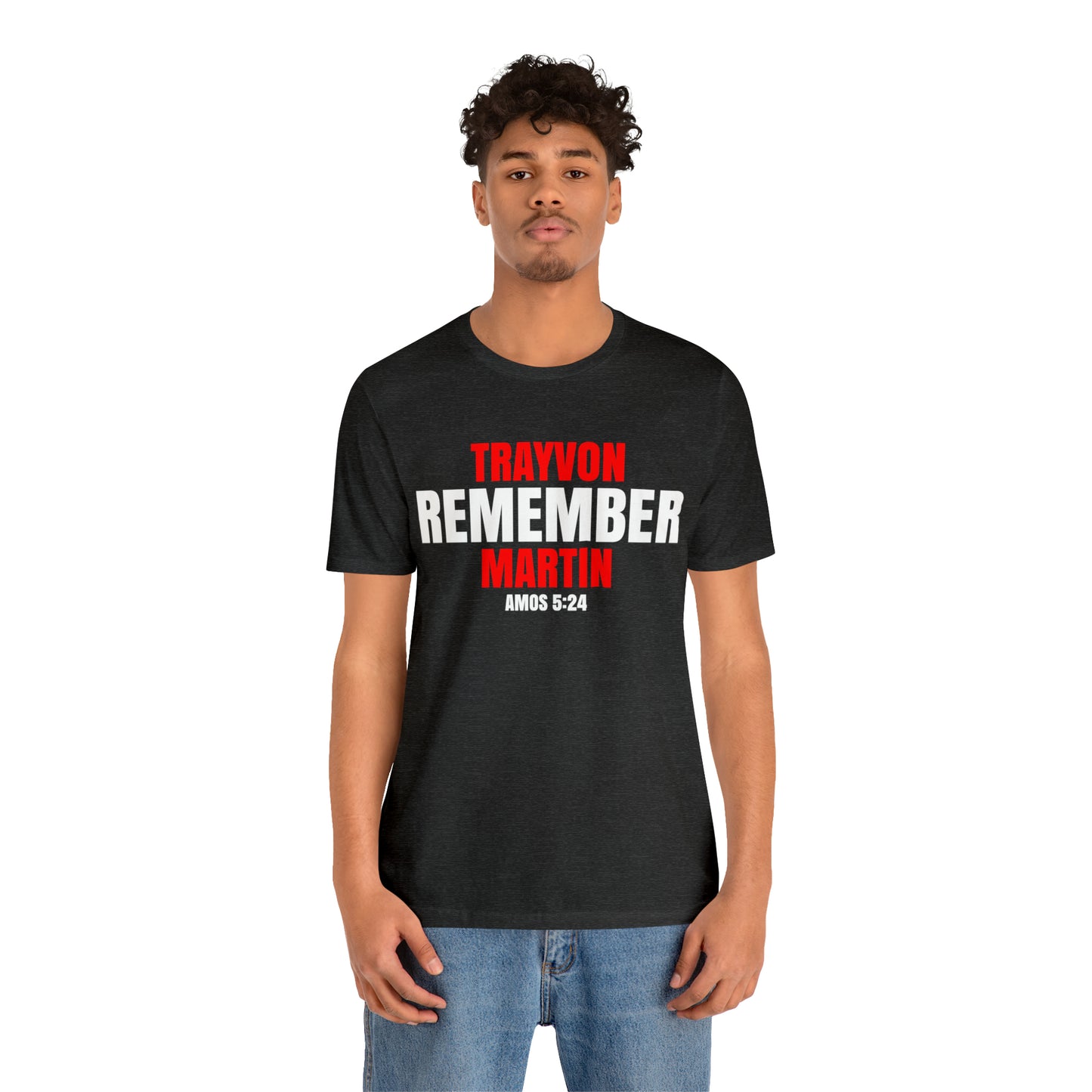 The Remember Series-Trayvon Martin-Unisex Jersey Short Sleeve Tee