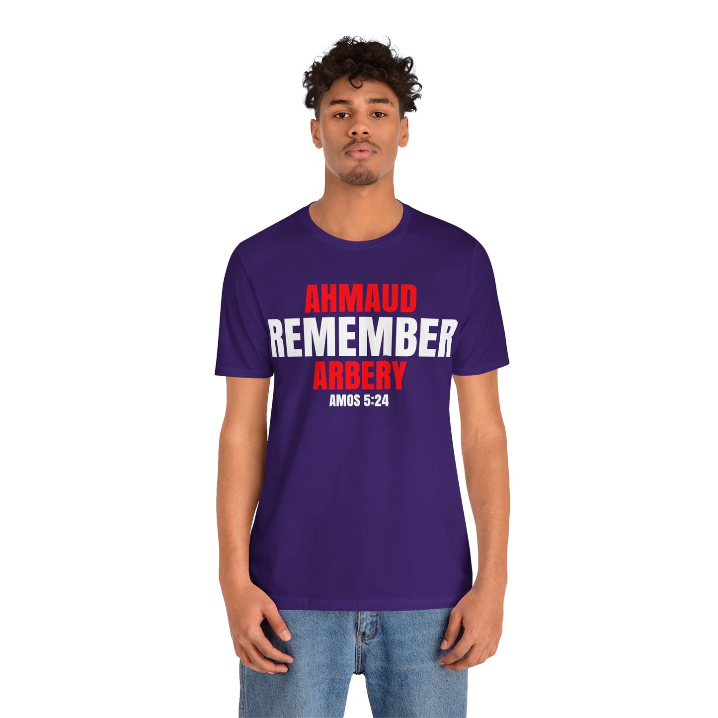 The Remember Series-Ahmaud Arbery-Unisex Jersey Short Sleeve Tee
