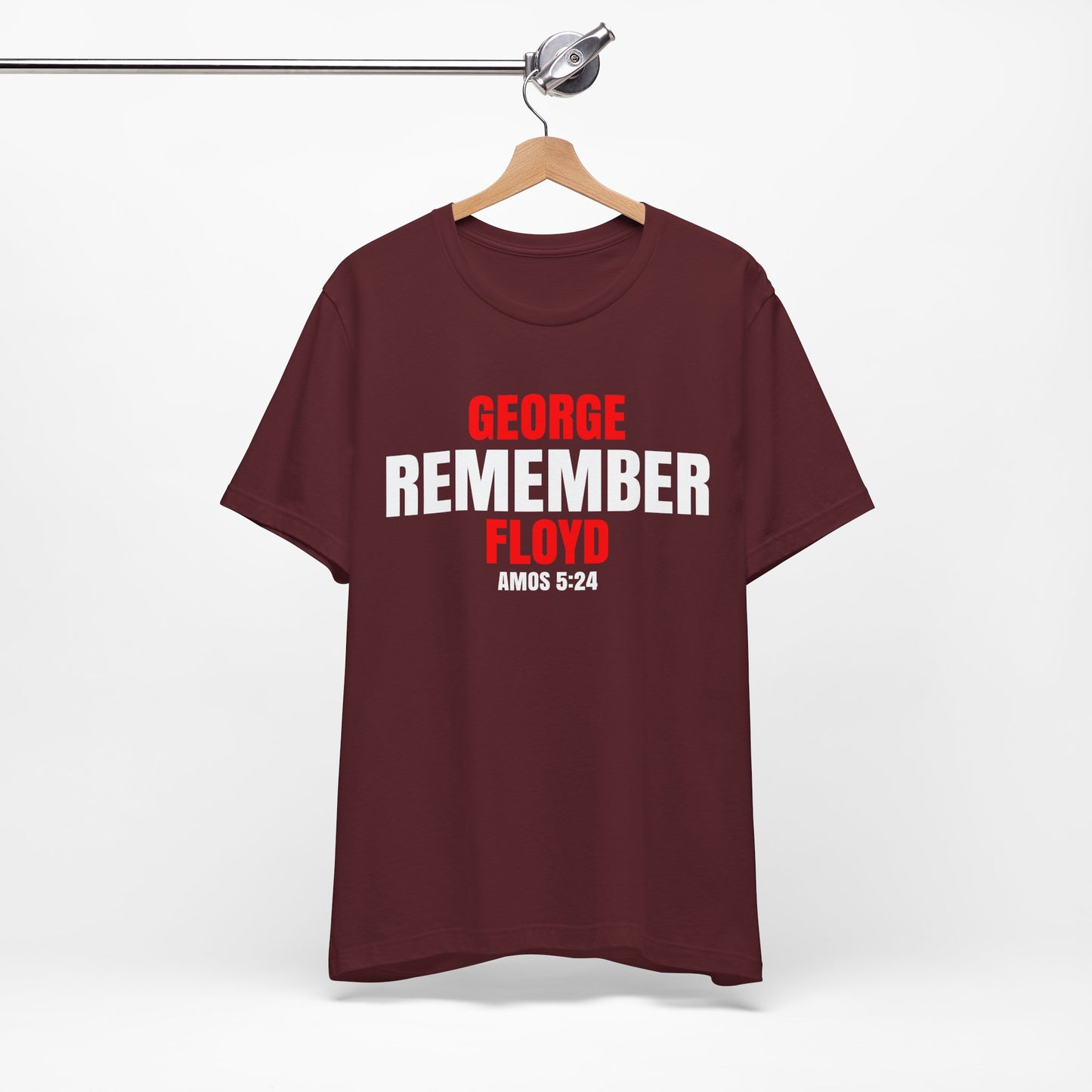 The Remember Series-George Floyd-Unisex Jersey Short Sleeve Tee