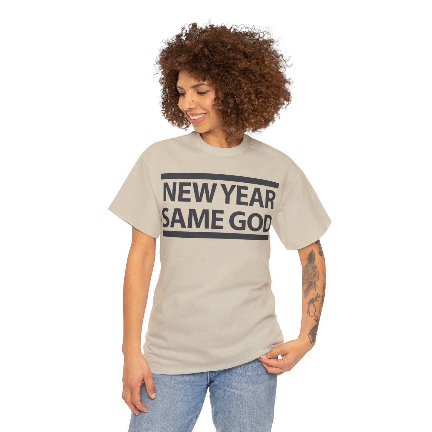 TWC New Year Same God-Unisex Heavy Cotton Tee