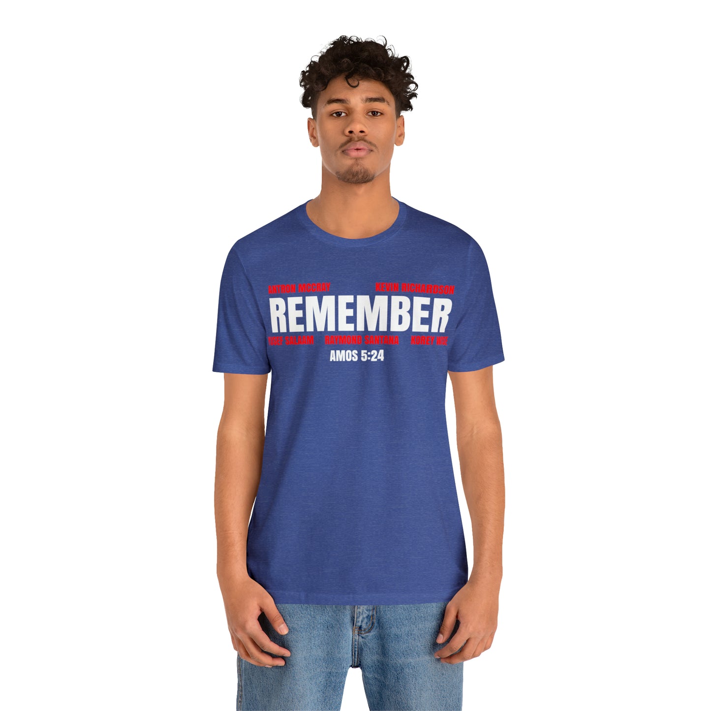 The Remember Series: The Central Park 5 Jersey Short Sleeve Tee