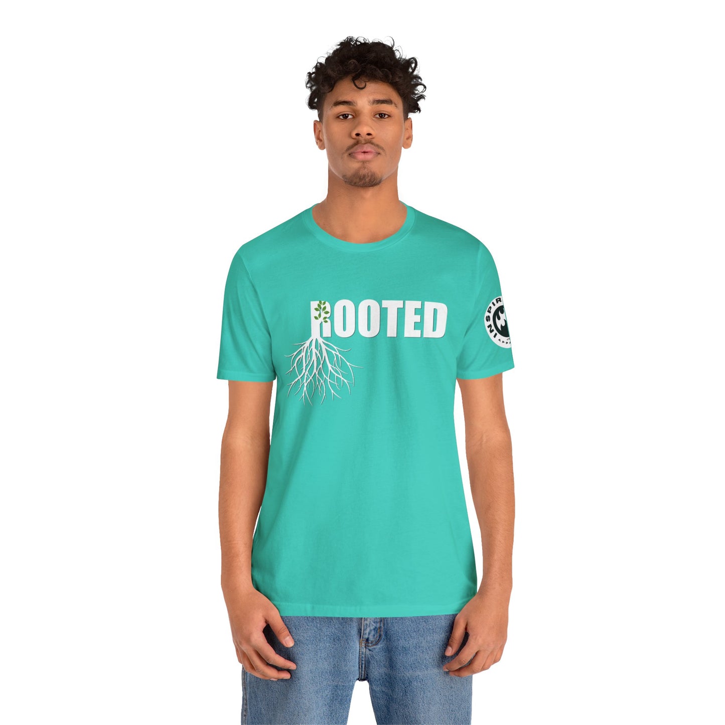 Colossians 2:7 Rooted - Unisex Jersey Short Sleeve Tee