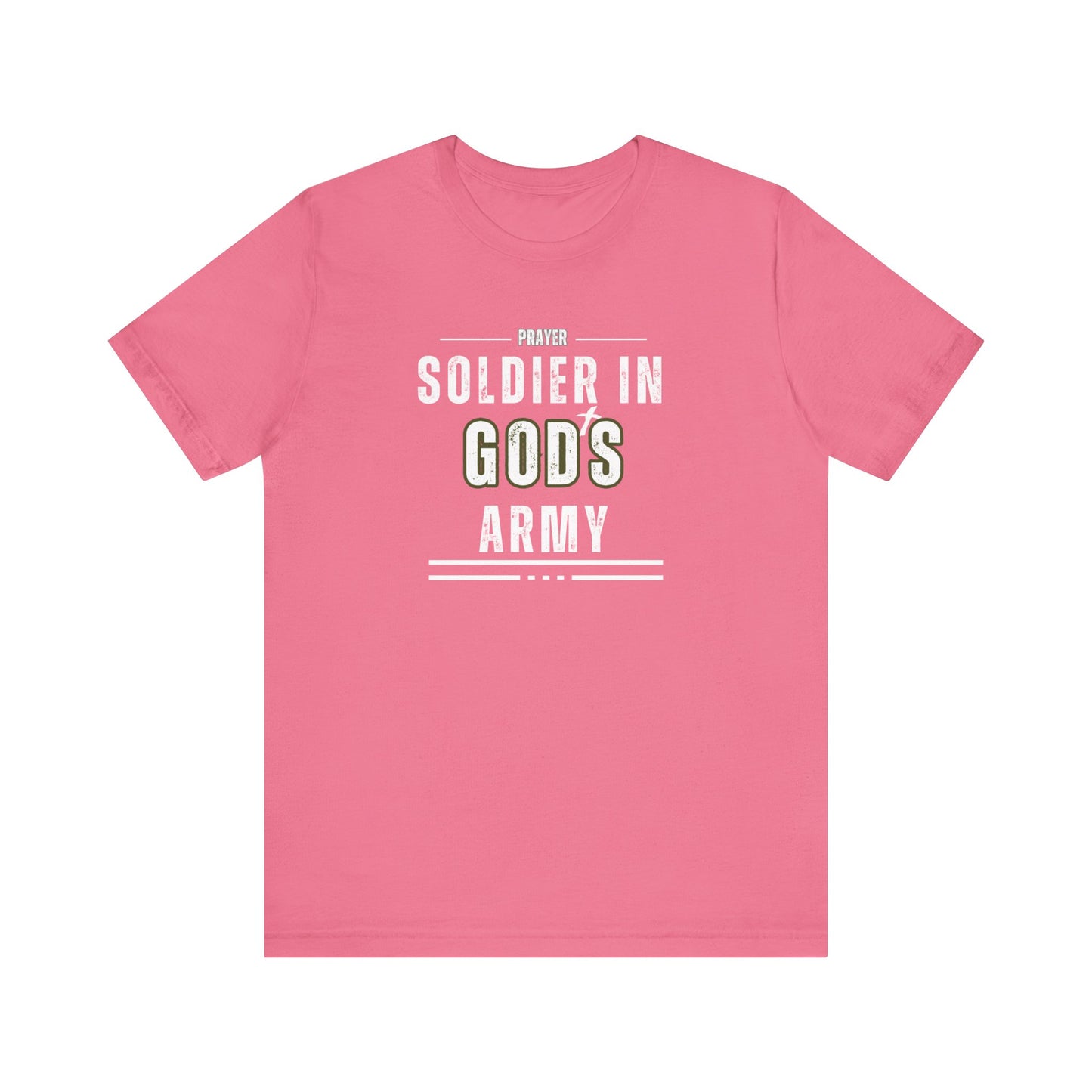 Prayer Soldier In God's Army - Unisex Jersey Short Sleeve Tee