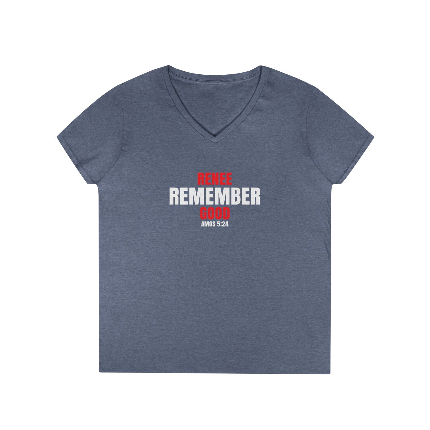 Remember Renee Good Ladies' V-Neck T-Shirt