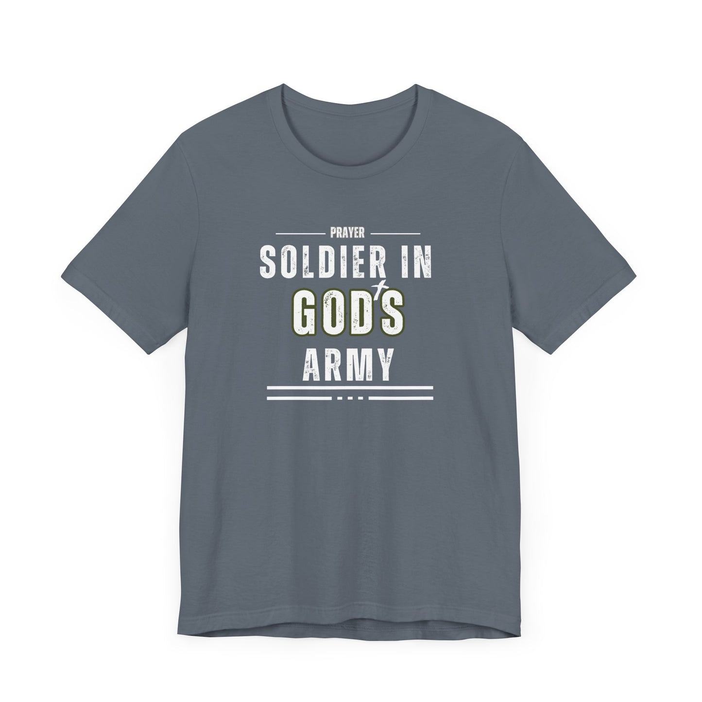 Prayer Soldier In God's Army - Unisex Jersey Short Sleeve Tee