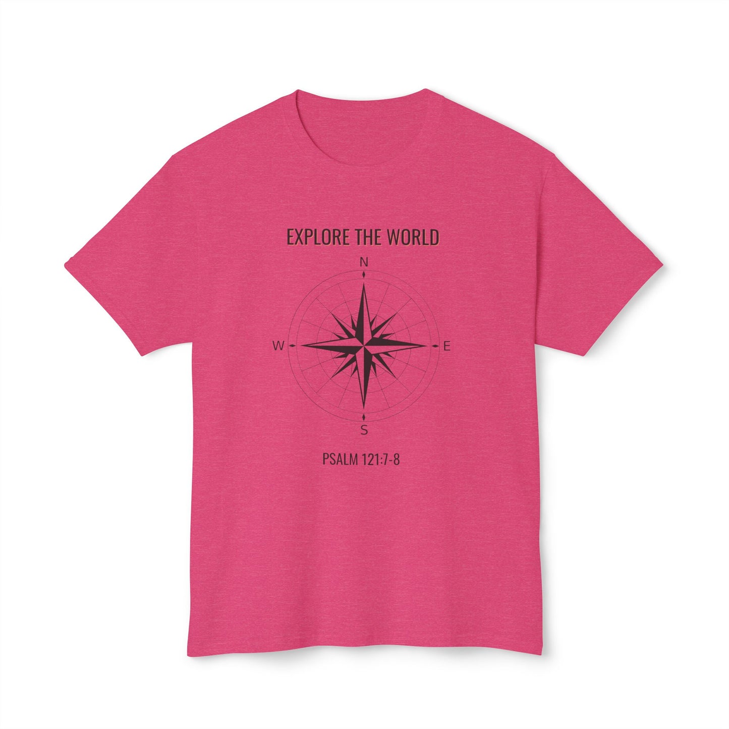 Explore The World Psalm 121:7-8Unisex HD Cotton™ T-shirt
