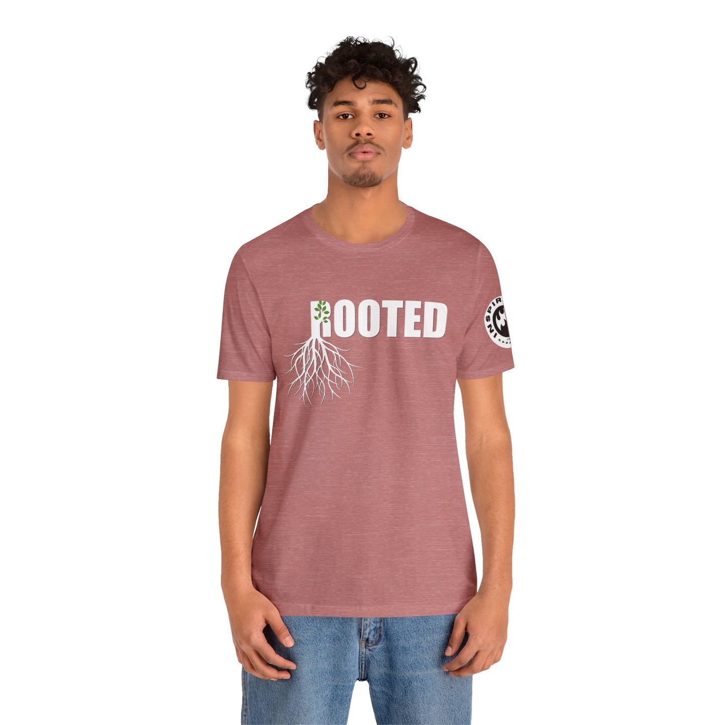 Colossians 2:7 Rooted - Unisex Jersey Short Sleeve Tee