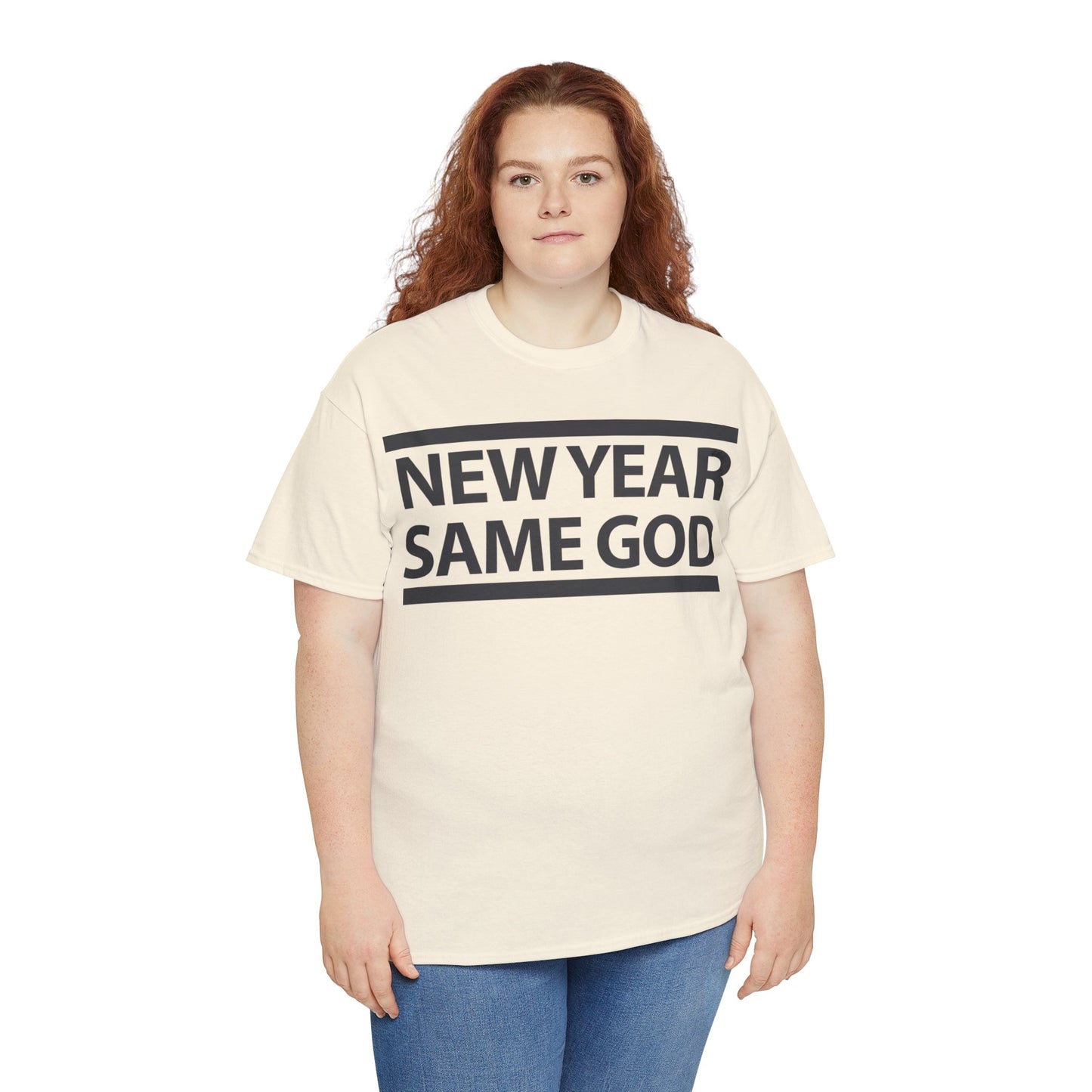 TWC New Year Same God-Unisex Heavy Cotton Tee
