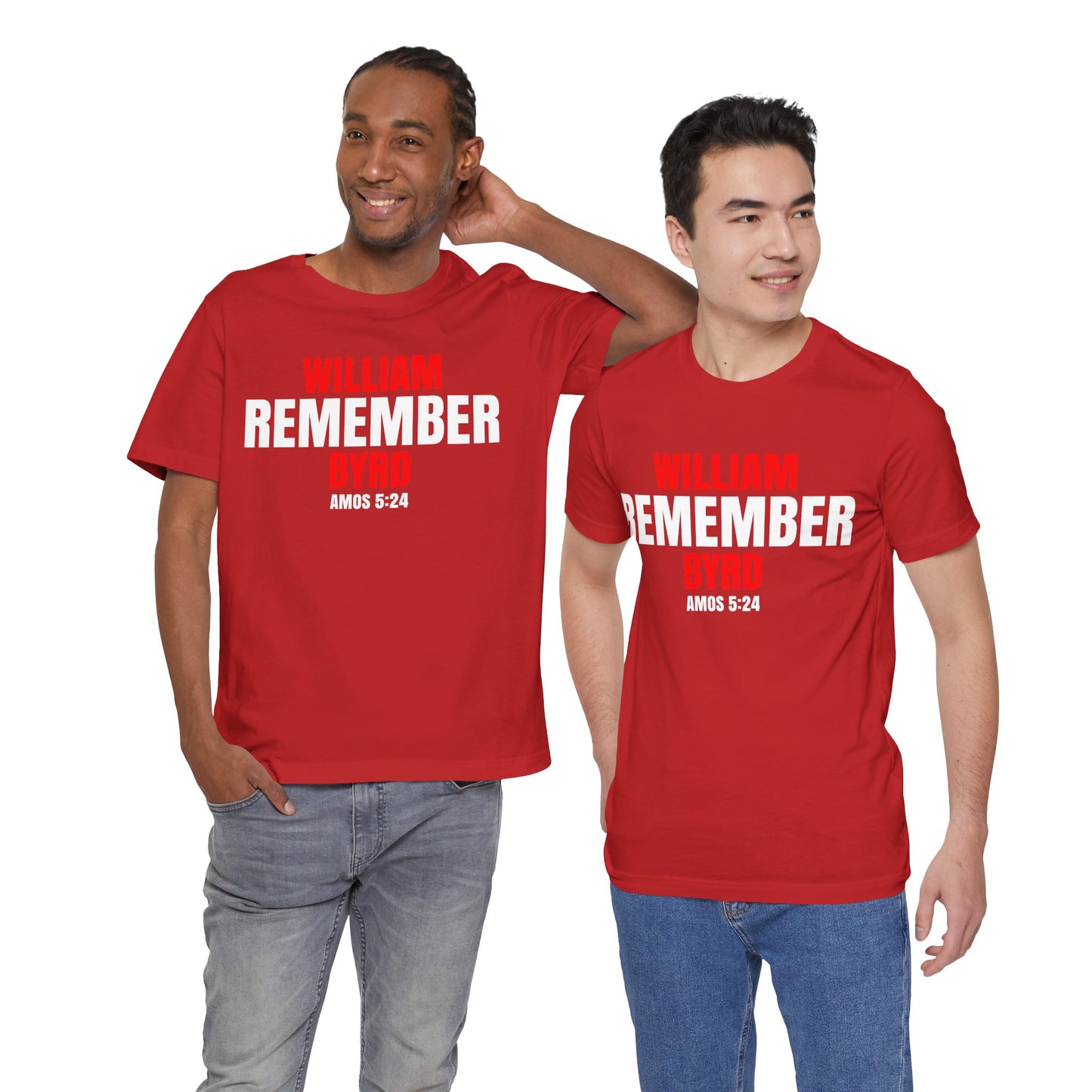 The Remember Series-William Byrd-Unisex Jersey Short Sleeve Tee