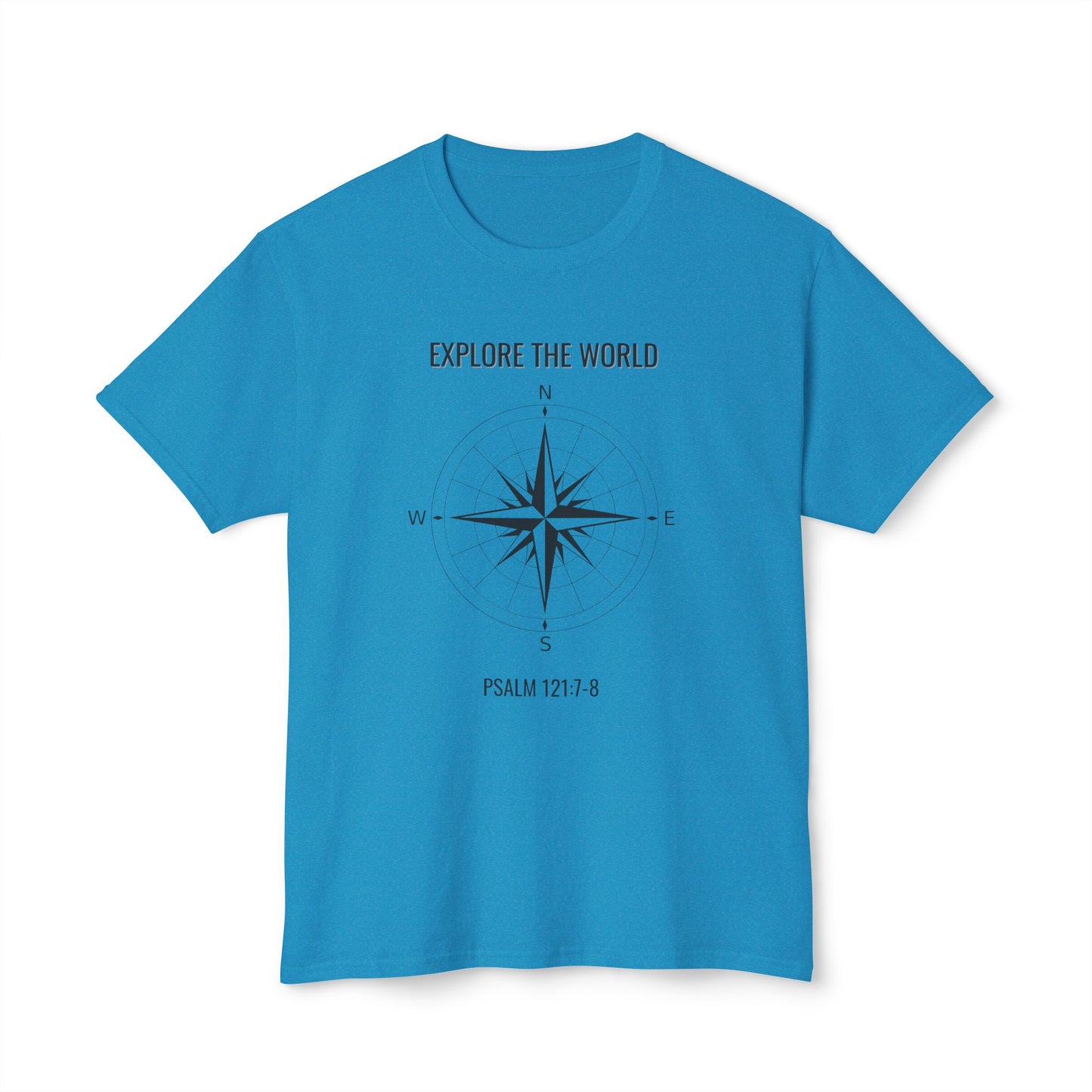 Explore The World Psalm 121:7-8Unisex HD Cotton™ T-shirt