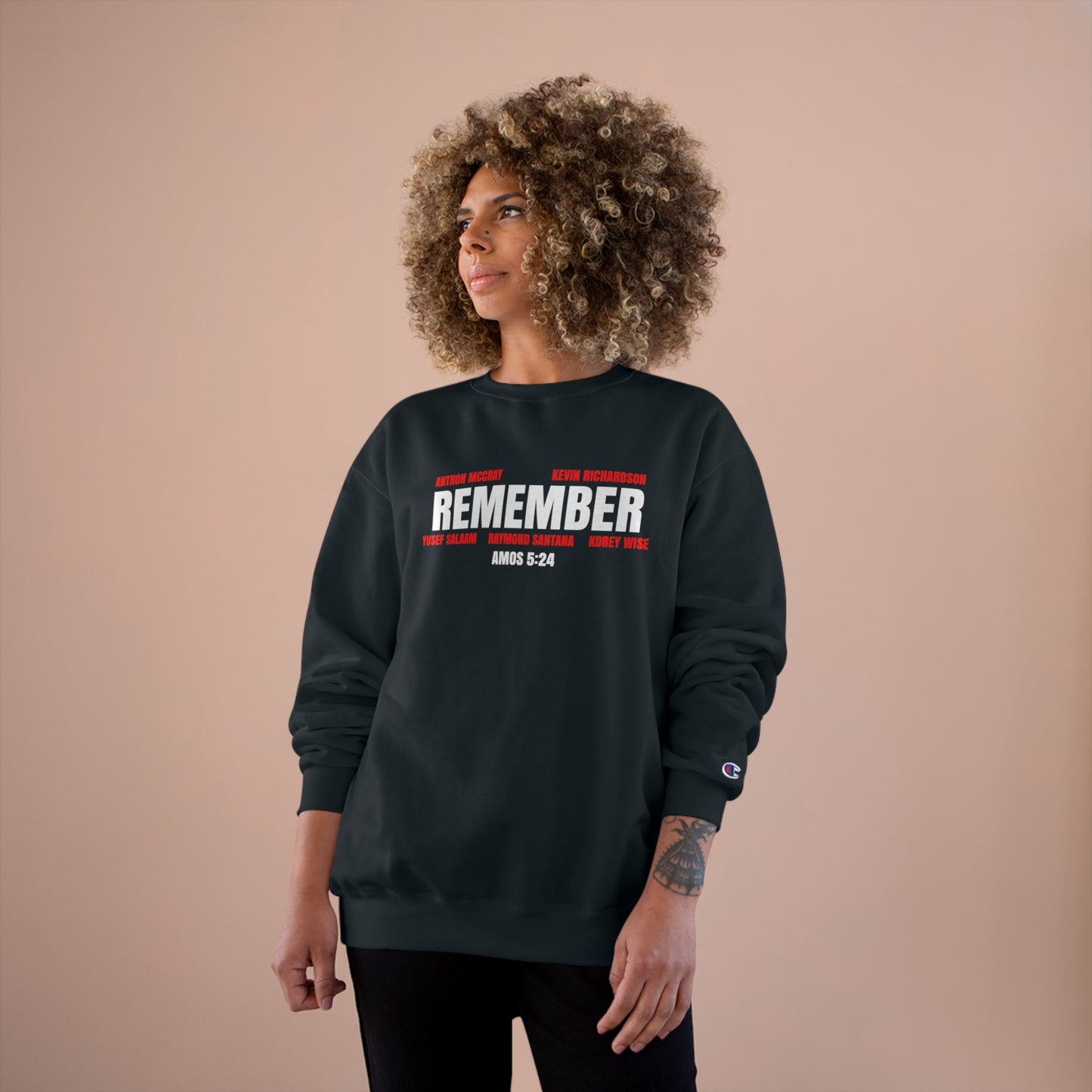 The Remember Series-The Central Park 5-Champion Sweatshirt