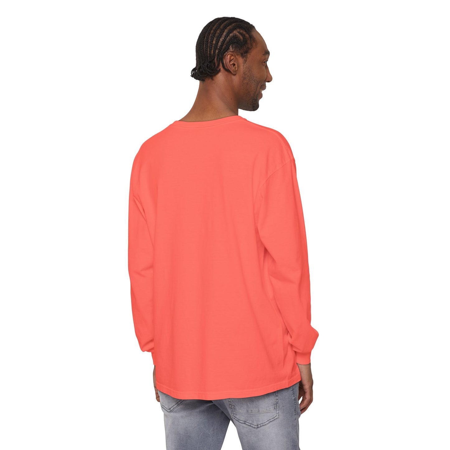 Guided to Haven Psalm 107:29–30 Long Sleeve T-Shirt - Nautical Theme