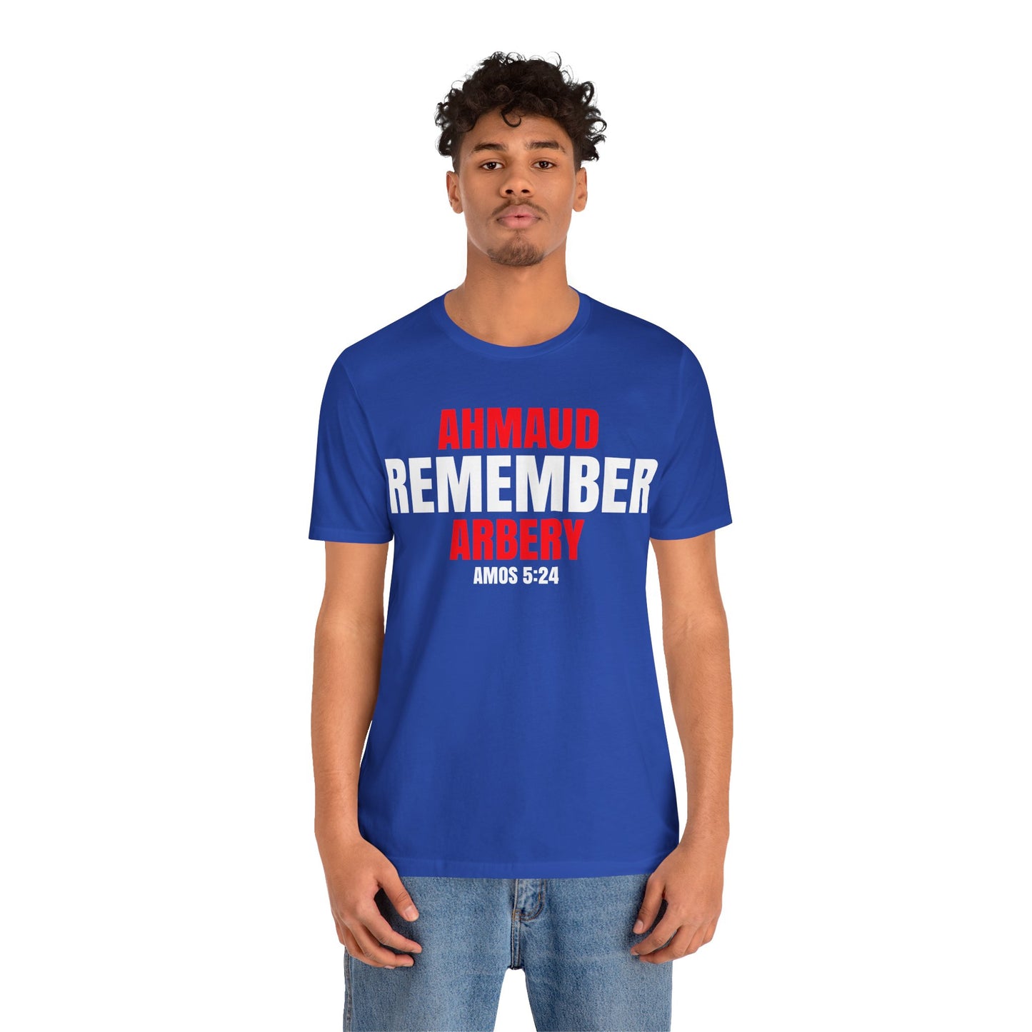 The Remember Series-Ahmaud Arbery-Unisex Jersey Short Sleeve Tee