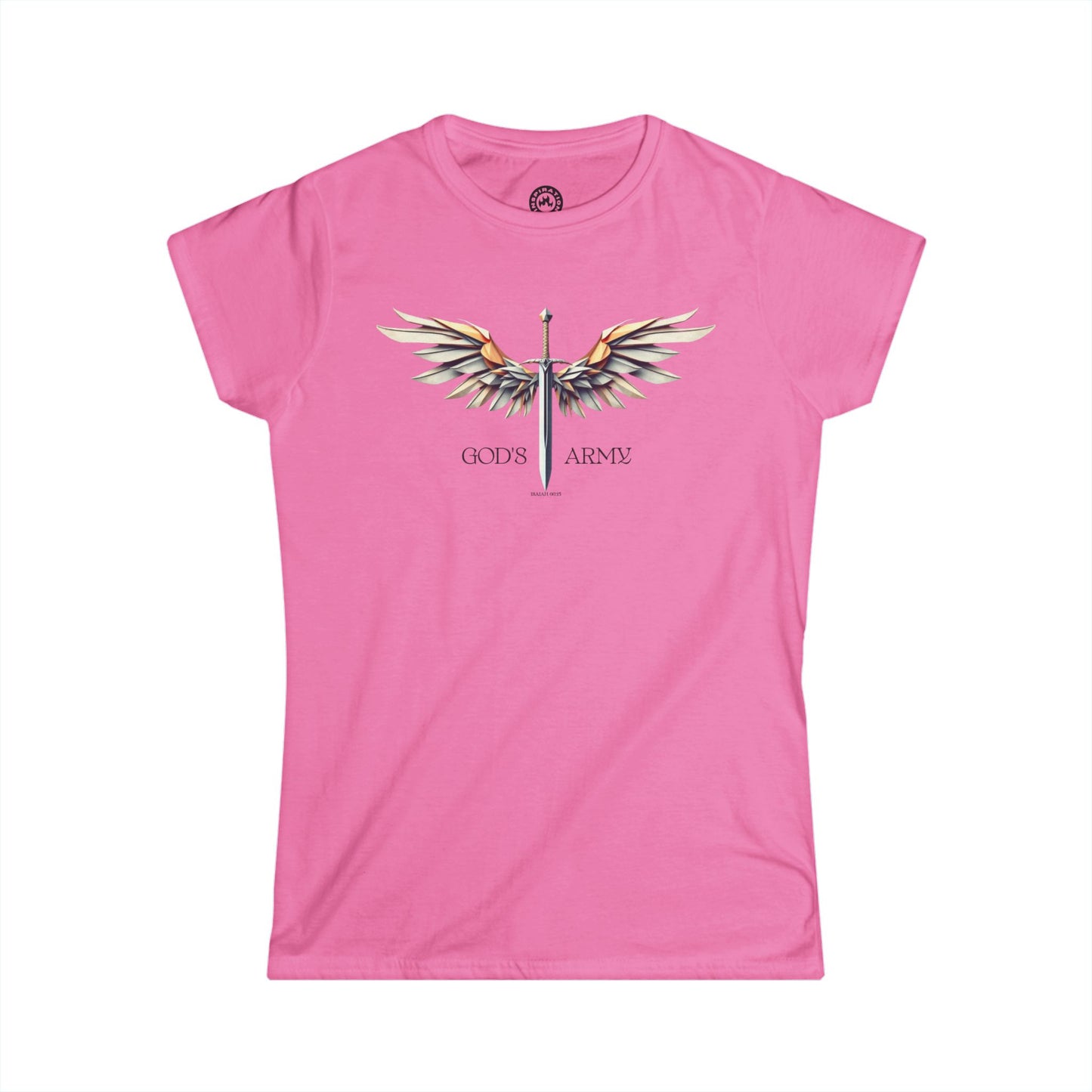 God's Army Isaiah 66:15  Women's Soft Style Tee