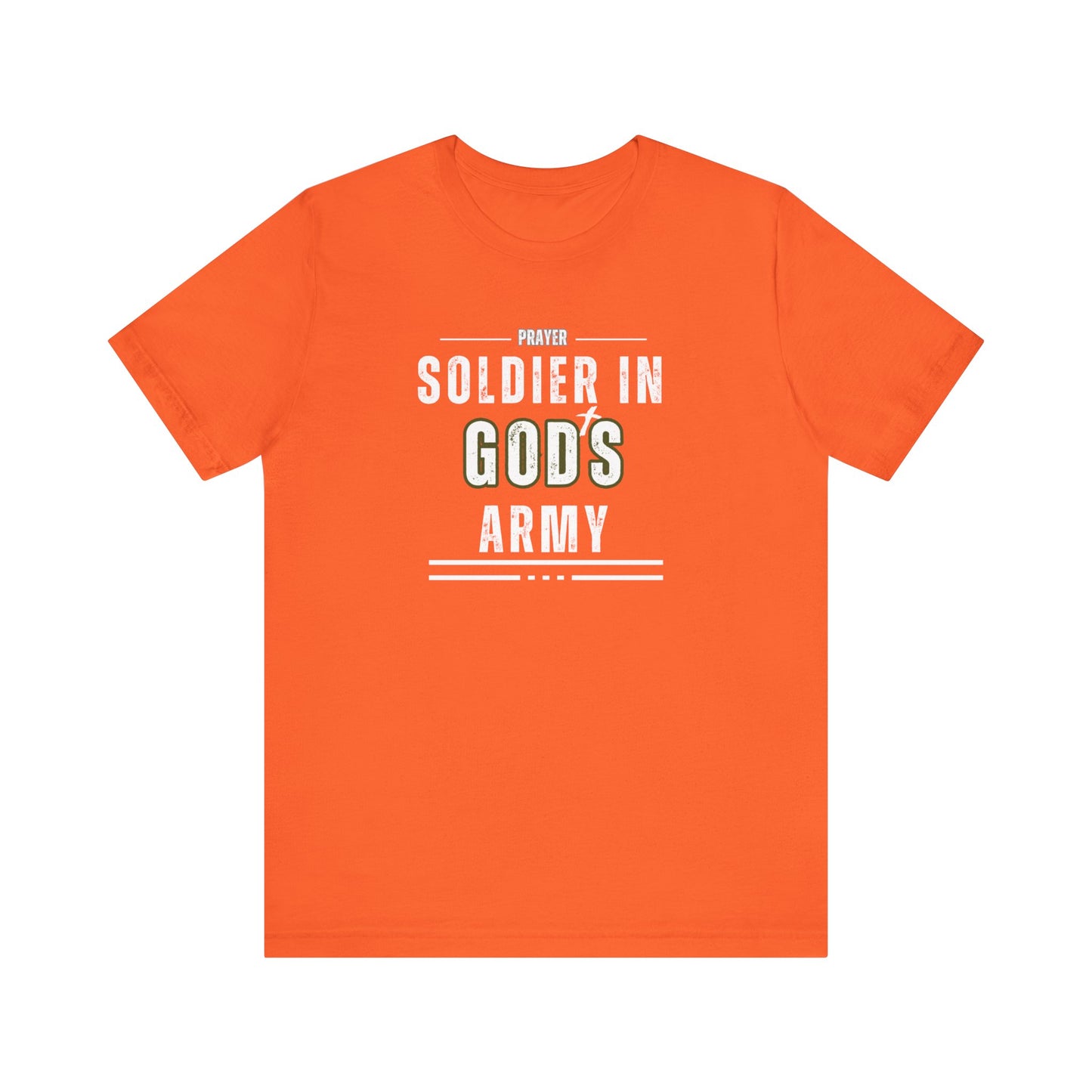 Prayer Soldier In God's Army - Unisex Jersey Short Sleeve Tee
