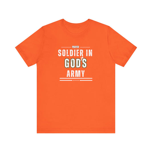 Prayer Soldier In God's Army - Unisex Jersey Short Sleeve Tee