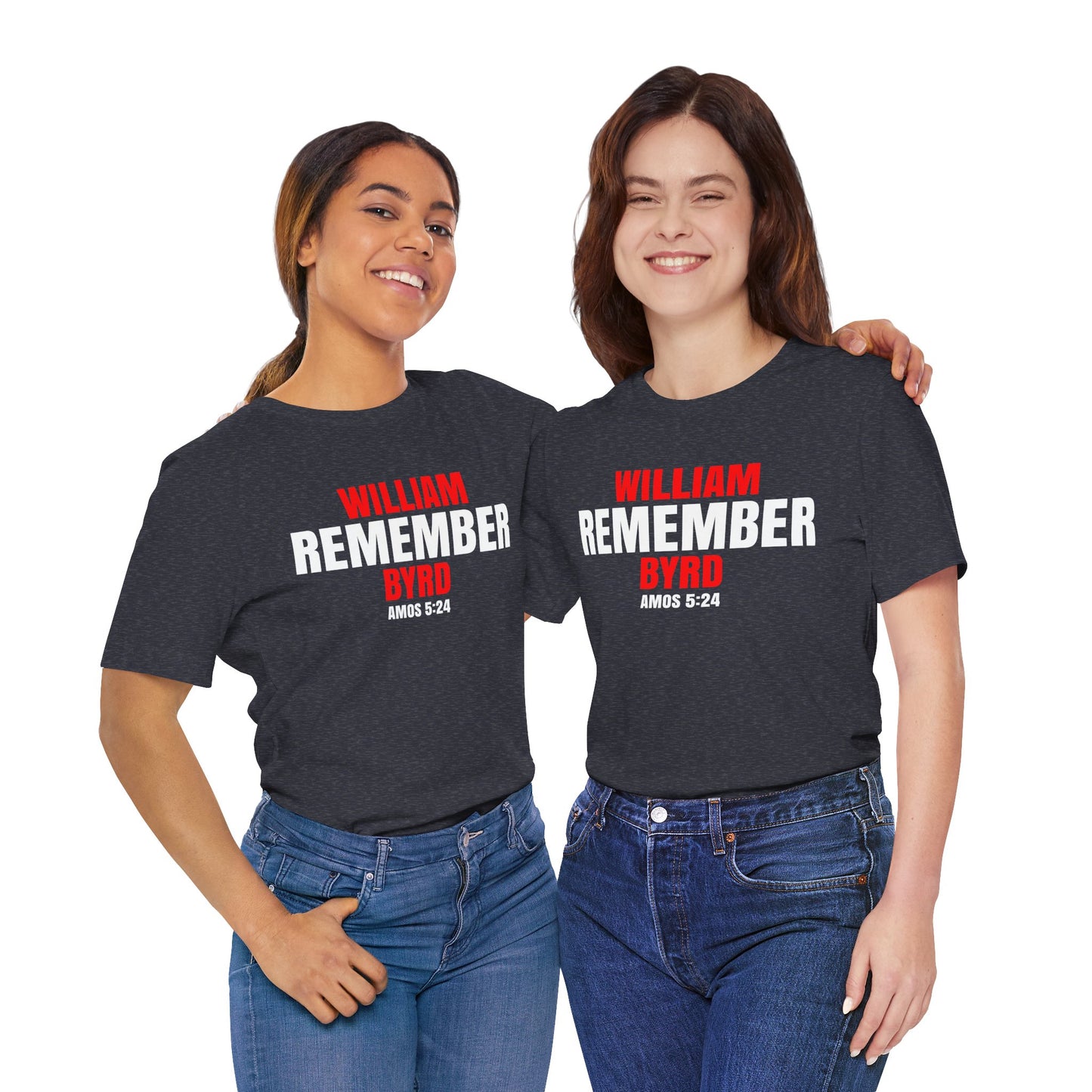 The Remember Series-William Byrd-Unisex Jersey Short Sleeve Tee