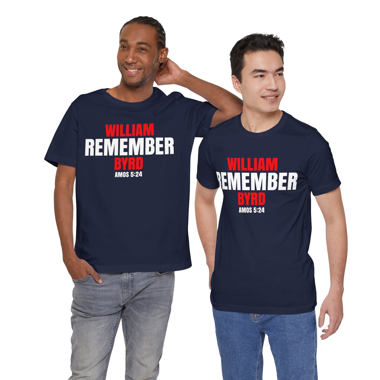 The Remember Series-William Byrd-Unisex Jersey Short Sleeve Tee