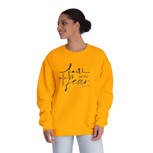 Faith Over Fear Pullover Sweatshirt