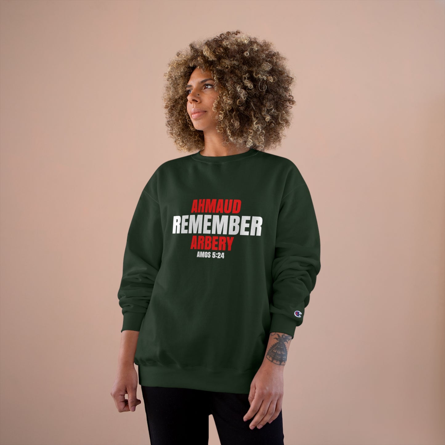 The Remember Series-Ahmaud Arbery-Champion Sweatshirt