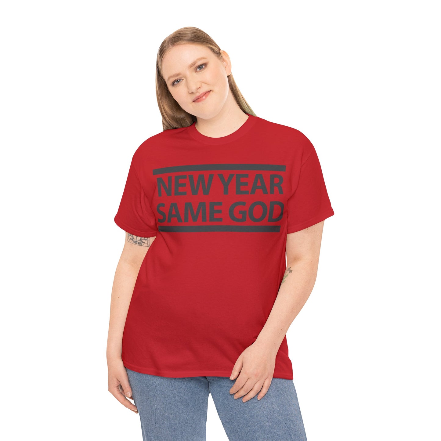 TWC New Year Same God-Unisex Heavy Cotton Tee