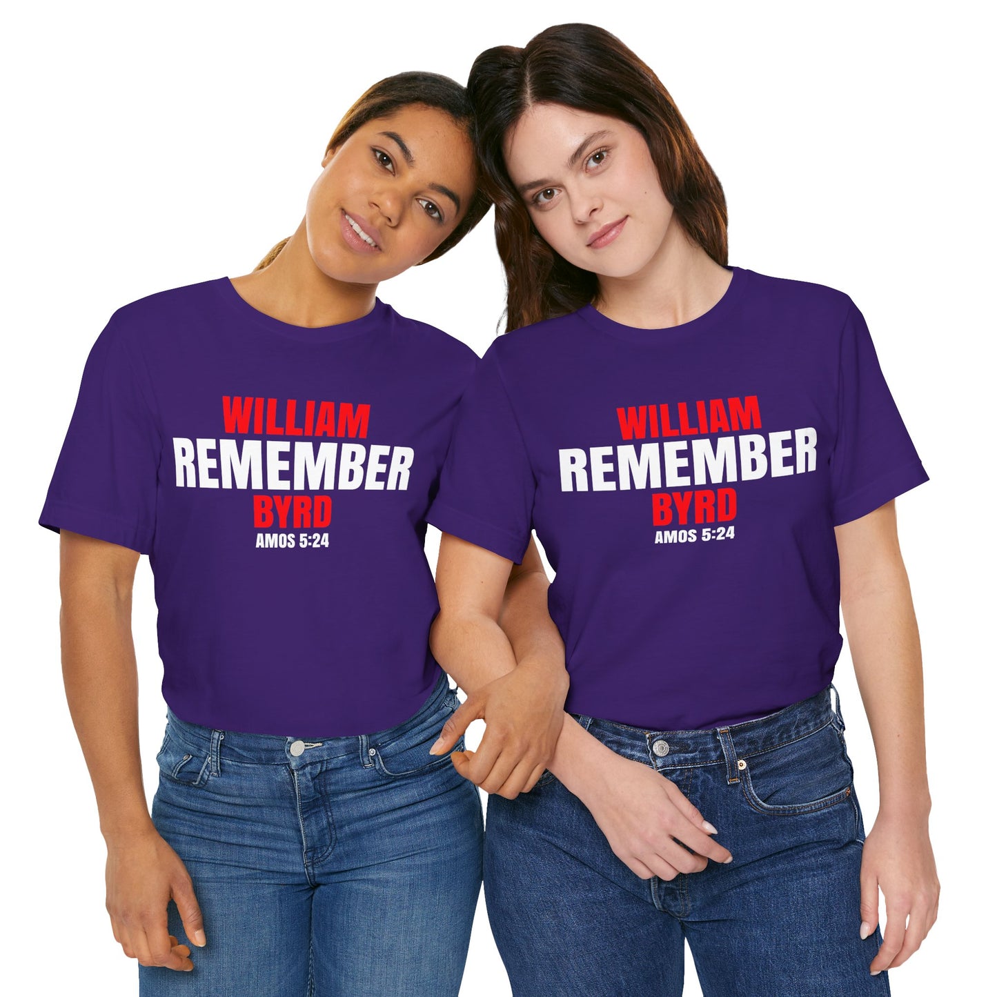 The Remember Series-William Byrd-Unisex Jersey Short Sleeve Tee